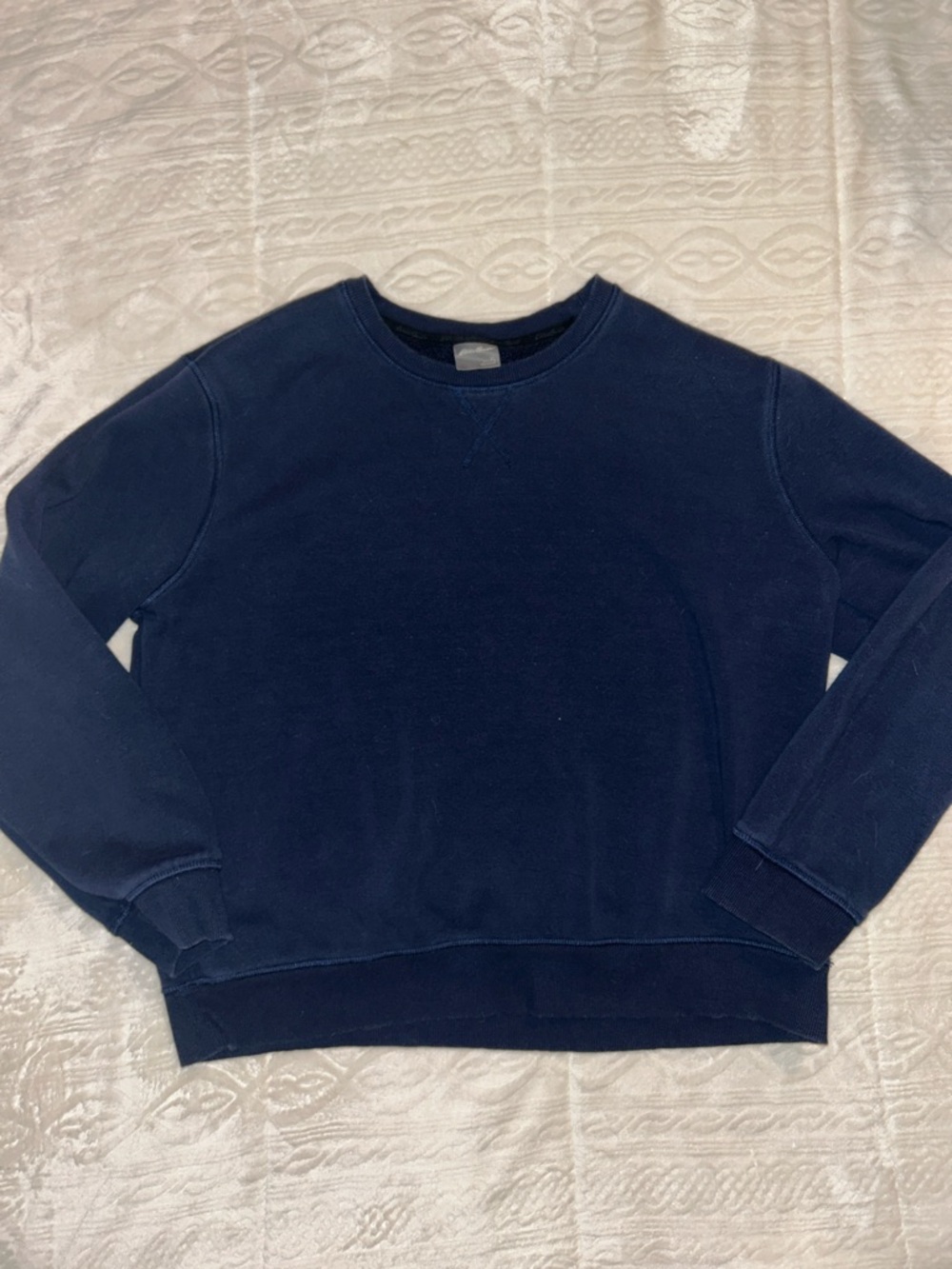 Eddie Bauer Navy Crewneck